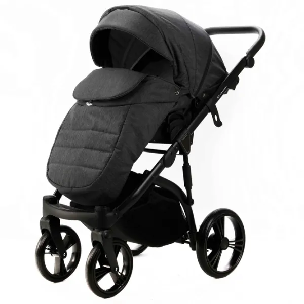 Детская коляска Adamex Lanti TIP PS-35/ Black photo 4