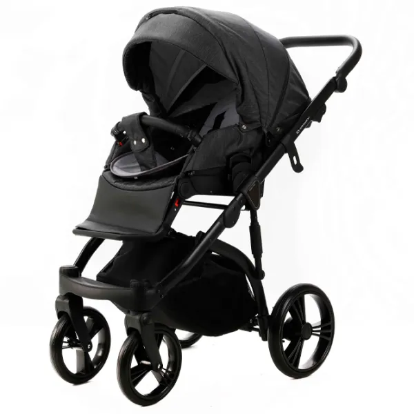 Детская коляска Adamex Lanti TIP PS-35/ Black photo 5