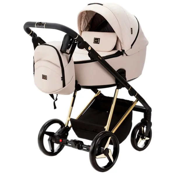 Cărucior pentru copil Adamex Blanc PS-802/ Beige photo 1