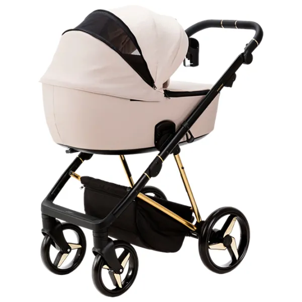 Cărucior pentru copil Adamex Blanc PS-802/ Beige photo 4