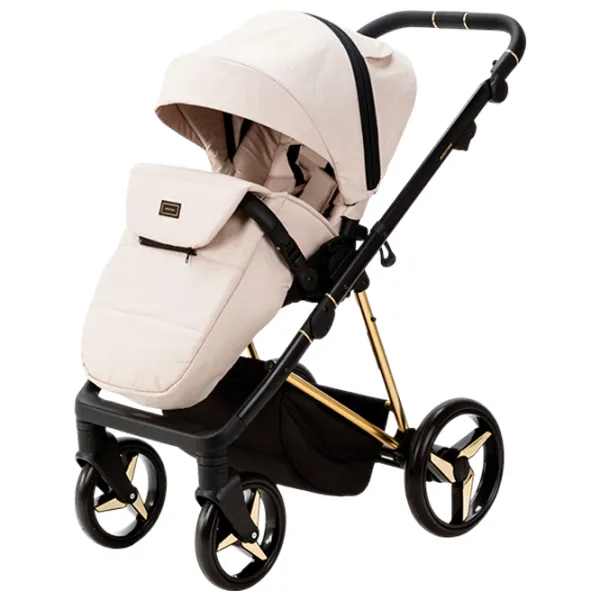 Cărucior pentru copil Adamex Blanc PS-802/ Beige photo 5