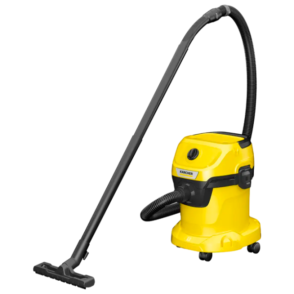Моющий пылесос KARCHER WD3 1.628-122.01 + Фильтр 2.863-314.0 1000 Вт / Черный Желтый photo 3