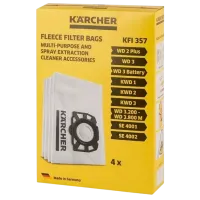 Aspirator cu spălare KARCHER WD3 1.628-122.01 + Filtru 2.863-314.0 1000 W / Black Yellow photo 4
