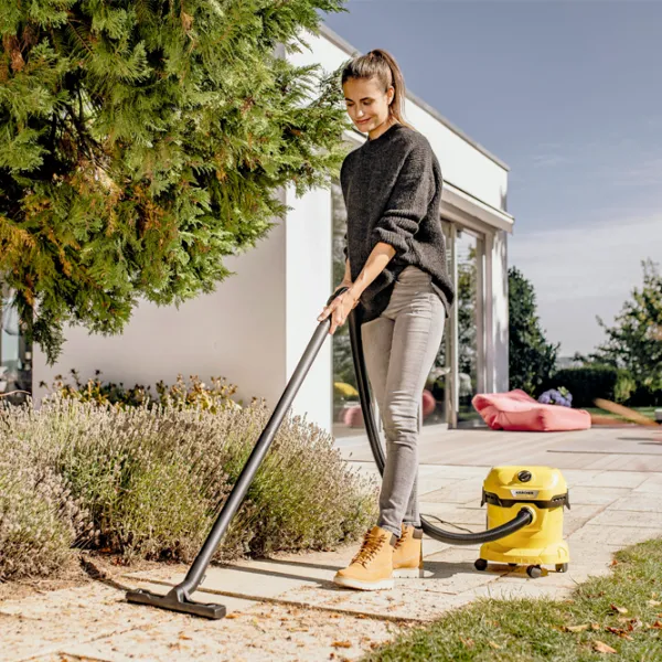 Промышленный пылесос KARCHER WD2 Plus V-12/4/18 1.628-000.01 + Фильтр 2.863-314.0  / Желтый photo 3