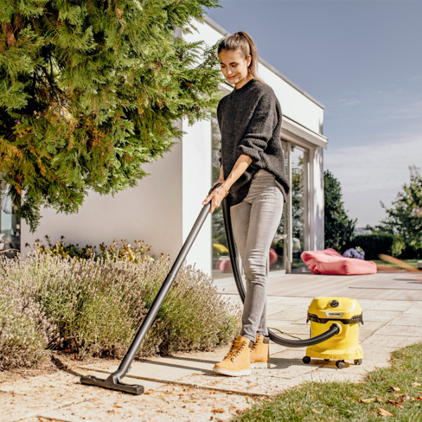 Промышленный пылесос KARCHER WD2 Plus V-12/4/18 1.628-000.01 + Фильтр 2.863-314.0  / Желтый photo 3