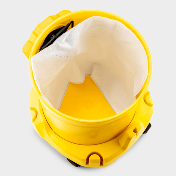 Промышленный пылесос KARCHER WD2 Plus V-12/4/18 1.628-000.01 + Фильтр 2.863-314.0  / Желтый photo 10