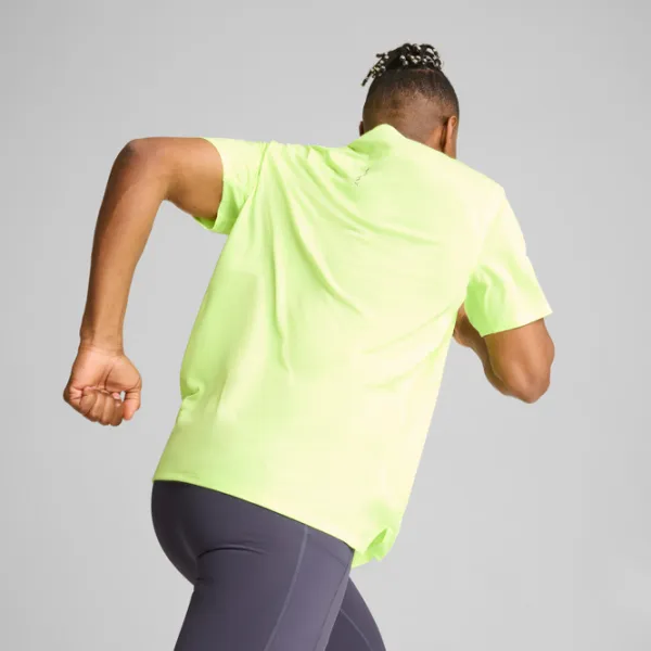 Tricou pentru bărbați Puma Run Favorite Velocity Tee 100% poliester/ Light green photo 4