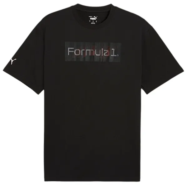 Футболка для мужчин Puma F1 Graphic Logo Tee 100% хлопок/ Black photo 1