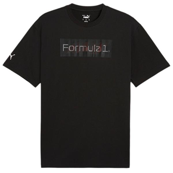 Tricou pentru bărbați Puma F1 Graphic Logo Tee 100% bumbac/ Black photo 1