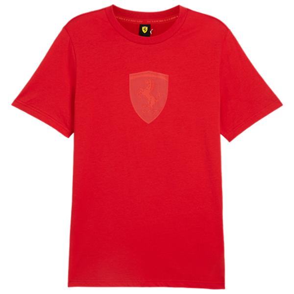 Tricou pentru bărbați Puma Ferrari Race Tonal Big Shield Tee 100% bumbac/ Red photo 1