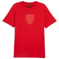 Tricou pentru bărbați Puma Ferrari Race Tonal Big Shield Tee 100% bumbac/ Red