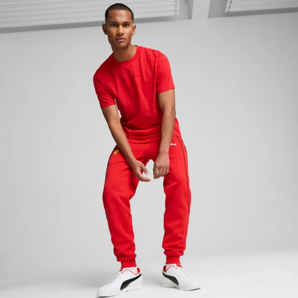 Футболка для мужчин Puma Ferrari Race Tonal Big Shield Tee 100% хлопок/ Красный photo 5