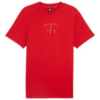 Футболка для мужчин Puma Ferrari Race Tonal Big Shield Tee 100% хлопок/ Красный