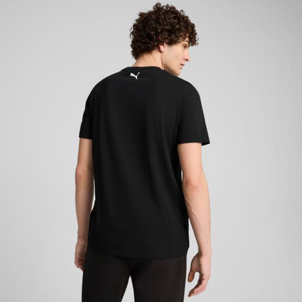 Tricou pentru bărbați Puma Ferrari Race Tonal Big Shield Tee 100% bumbac/ Black photo 5