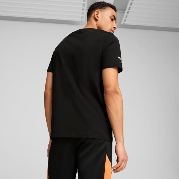 Футболка для мужчин Puma Amg Logo Tee 100% хлопок/ Black photo 4