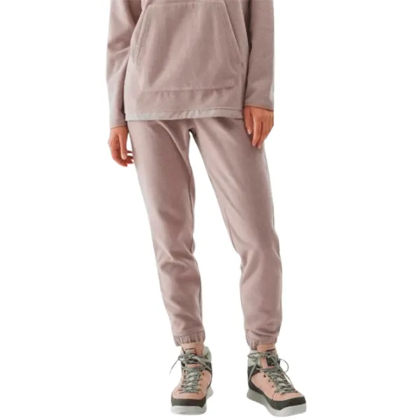 Pantaloni sportivi pentru femei 4F 4faw23ttrof457 S/ Beige photo 3