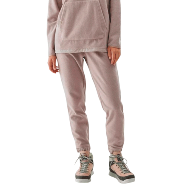 Pantaloni sportivi pentru femei 4F 4faw23ttrof457 S/ Beige photo 3