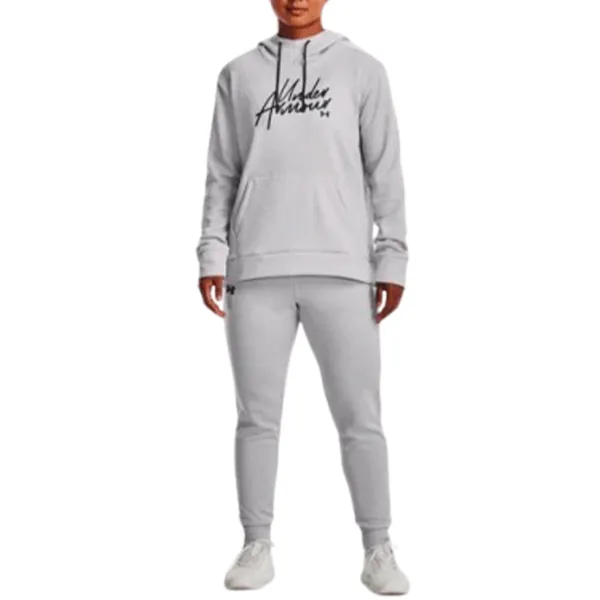 Pantaloni sportivi pentru femei Under Armour Fleece Jogger-1373054-014 S/ Gray photo 2 Pantaloni sportivi pentru femei Under Armour Fleece Jogger-1373054-014 S/ Gray photo 2