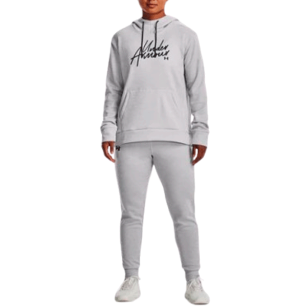 Pantaloni sportivi pentru femei Under Armour Fleece Jogger-1373054-014 S/ Gray photo 2 Pantaloni sportivi pentru femei Under Armour Fleece Jogger-1373054-014 S/ Gray photo 2