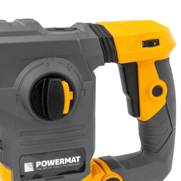 Ciocan rotopercutor Powermat PM-MU-2600T 2600 W/ Yellow photo 5 Ciocan rotopercutor Powermat PM-MU-2600T 2600 W/ Yellow photo 5