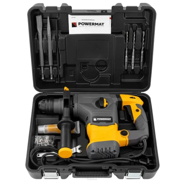 Ciocan rotopercutor Powermat PM-MU-2600T 2600 W/ Yellow photo 7 Ciocan rotopercutor Powermat PM-MU-2600T 2600 W/ Yellow photo 7