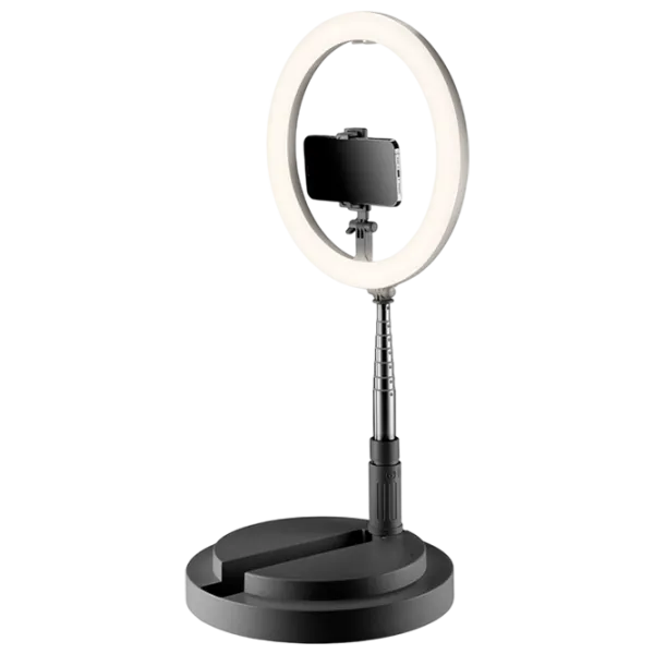 Кольцевая лампа Cellularline Selfie Ring Foldable Compact 12" Black photo 1