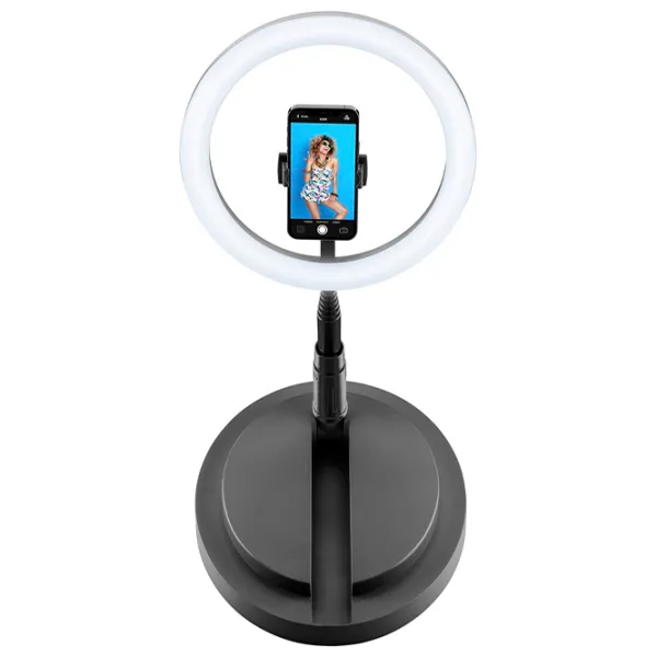 Кольцевая лампа Cellularline Selfie Ring Foldable Compact 12" Black photo 3