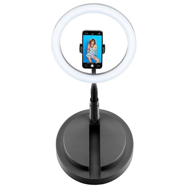 Кольцевая лампа Cellularline Selfie Ring Foldable Compact 12" Black photo 3