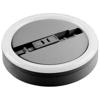 Lampă circulară Cellularline Selfie Ring Foldable Compact 12" Black photo 6