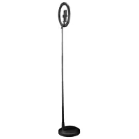 Lampă circulară Cellularline Selfie Ring Foldable Compact 12" Black photo 7