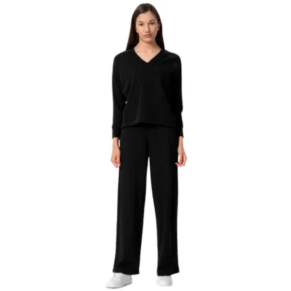 Спортивные брюки для женщин 4F TROUSERS CAS F129 4FSS23TTROF129 XL/ Black photo 2 Спортивные брюки для женщин 4F TROUSERS CAS F129 4FSS23TTROF129 XL/ Black photo 2