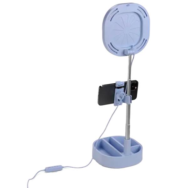 Кольцевая лампа Cellularline Selfie Ring Mirror 152 мм Светло-синий photo 3