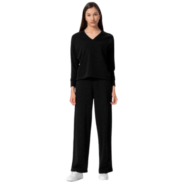 Спортивные брюки для женщин 4F TROUSERS CAS F129 4FSS23TTROF129 S/ Black photo 3