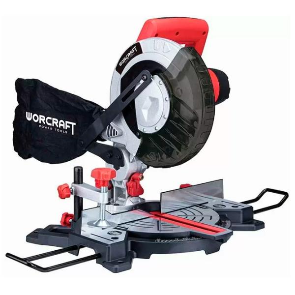 Fierăstrău pentru tăieri înclinate Worcraft MST14-210 210 mm/ Red photo 1