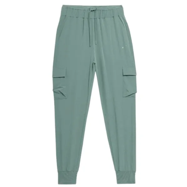 Pantaloni sportivi pentru femei 4F h4l22-spdc010 M/ Olive photo 1