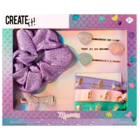 Set de creație Create it Hair Accessories Mermaid 84630A 6+/ Multicolor Pink