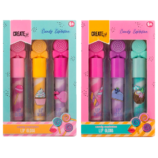 Set de creație Create it Candy Explosion Lip Gloss 84809 6+/ Multicolor Multicolor photo 1