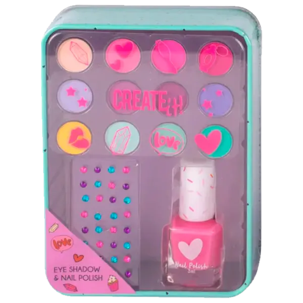 Set de creație Create it Nail Polish Set Contur De Ochi Și Ochi 84528B 6+/ Multicolor Pink photo 1