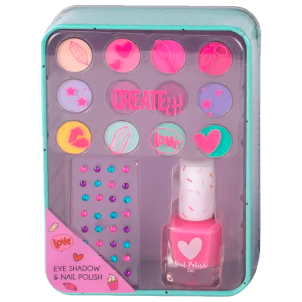 Set de creație Create it Nail Polish Set Contur De Ochi Și Ochi 84528B 6+/ Multicolor Pink photo 1