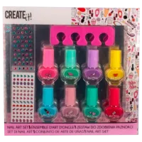 Креативный набор Create it Nail Art Set Набор для украшения ногтей 84529 6+/ Разноцветный Pink