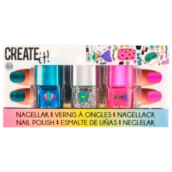 Set de creație Create it Nagellak Mermaid 84134 6+/ Multicolor Multicolor photo 1