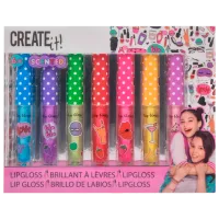 Set de creație Create it Lip Gloss Balsam de buze cu gliter 84144 6+/ Multicolor Multicolor