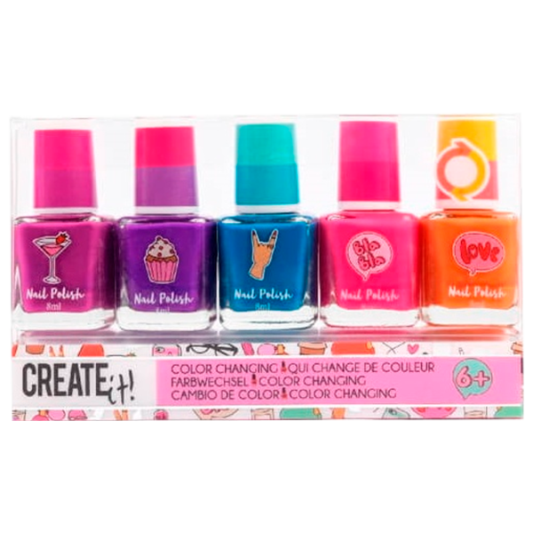Set de creație Create it Nail Polish Color Changing 84148 6+/ Multicolor Multicolor photo 1