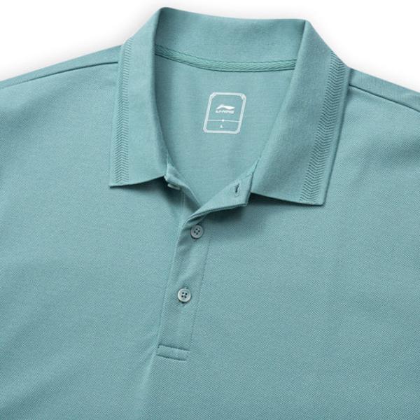 Tricou polo pentru bărbați Li-Ning APLT019-7B Green photo 3 Tricou polo pentru bărbați Li-Ning APLT019-7B Green photo 3