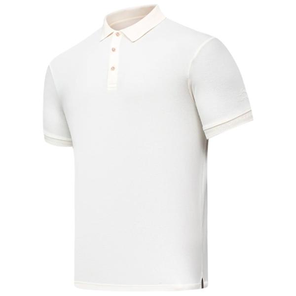 Tricou polo pentru bărbați Li-Ning APLT019-10B Beige photo 2