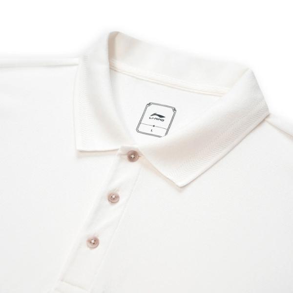 Tricou polo pentru bărbați Li-Ning APLT019-10B Beige photo 4