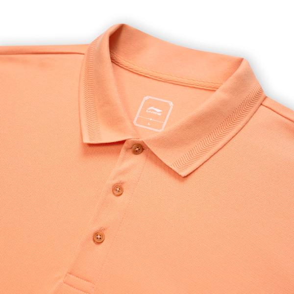 Tricou polo pentru bărbați Li-Ning APLT019-1B Orange photo 5 Tricou polo pentru bărbați Li-Ning APLT019-1B Orange photo 5