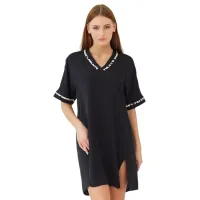 Cămașă de noapte pentru femei Ajure C4209  2XL / Black