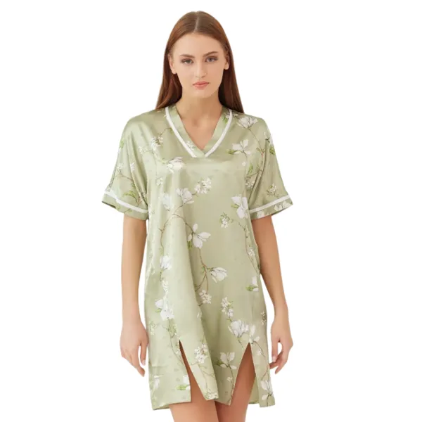 Ночная рубашка для женщин Ajure M4209 XL/ Green photo 1