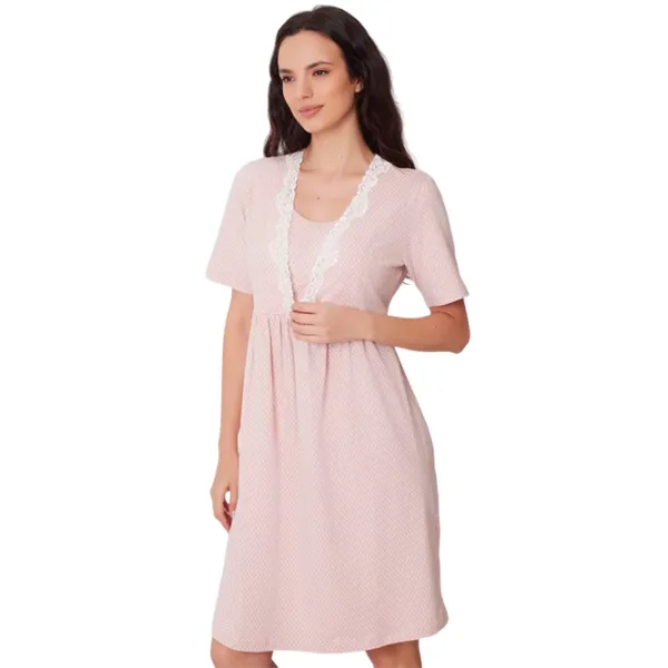 Ночная рубашка для женщин Ajure T4100 S/ Pink photo 1